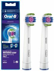 Акция на Насадка для зубной щетки Braun Oral-B 3D White EB18RB CleanMaximiser (2 шт) от Stylus