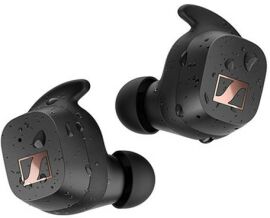 Акція на Навушники Sennheiser Sport True Wireless Black від Rozetka