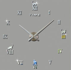 Акція на Настінний годинник Mindo MD17101, 3Д, великий від Rozetka