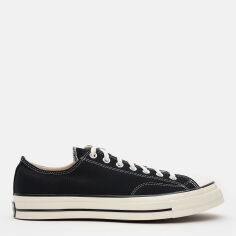 Акція на Чоловічі кеди низькі Converse Chuck 70 Ox 162058C-001 41 (7.5) 26 см Чорні від Rozetka