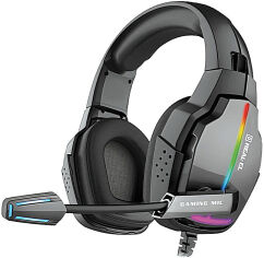 Акція на Навушники Real-El GDX-7680 Black від Rozetka