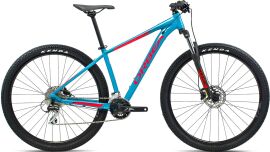 Акция на Велосипед Orbea MX50 27 M 2021 Blue Bondi - Bright Red   + Велосипедні шкарпетки в подарунок от Rozetka