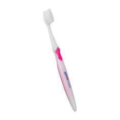 Акція на Зубна щітка Paro Swiss Medic з конічними щетинками, рожева, 1 шт від Eva
