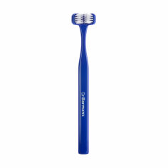 Акція на Тристороння зубна щітка Dr. Barman's Superbrush Regular стандартна, синя, 1 шт від Eva