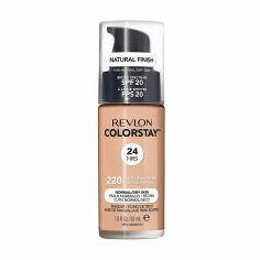 Акція на Тональний крем для обличчя Revlon ColorStay Makeup for Normal/Dry Skin SPF 20 для нормальної та сухої шкіри, 220 Natural Beige, 30 мл від Eva