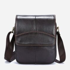 Акція на Чоловіча шкіряна сумка-планшет Vintage leather-14733 Коричнева від Rozetka