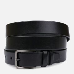 Акція на Чоловічий ремінь шкіряний Vintage leather-20700 176 Чорний від Rozetka