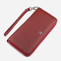 Акція на Гаманець ST Leather Accessories 18419 Червоний від Rozetka