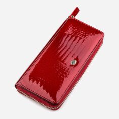 Акция на Гаманець ST Leather Accessories 18436 Червоний от Rozetka