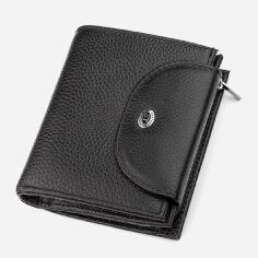 Акція на Гаманець ST Leather Accessories 18411 Чорний від Rozetka