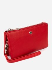 Акция на Шкіряний гаманець-клатч ST Leather Accessories 19251 Червоний от Rozetka