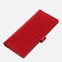 Акция на Жіночий шкіряний гаманець Grande Pelle leather-11516 Червоний от Rozetka