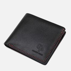 Акция на Жіночий шкіряний гаманець Grande Pelle leather-11551 Чорний от Rozetka
