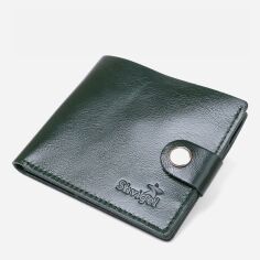 Акція на Портмоне шкіряне Shvigel leather-16441 Зелене від Rozetka