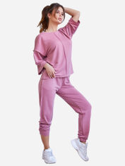 Акция на Спортивний костюм жіночий ISSA PLUS 11970 S Рожевий от Rozetka