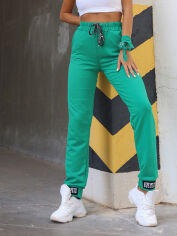 Акція на Спортивні штани жіночі ISSA PLUS 12247 XL Зелені від Rozetka