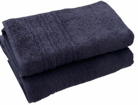 Акція на Рушник махровий Ecotton 550 Navy blue 50х90 см від Rozetka