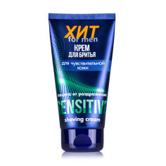 Акция на Крем для гоління Aromat ХИТ for men Sensitive Захист від подразнень, для чутливої шкіри, 150 мл от Eva