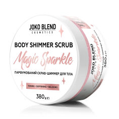 Акція на Парфумований cкраб-шиммер для тіла Joko Blend Magic Sparkle Body Shimmer Scrub, 380 г від Eva