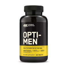 Акція на Дієтична добавка вітаміни в таблетках для чоловіків Optimum Nutrition Opti-Men, 240 шт від Eva