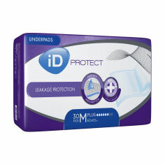 Акция на Пелюшки для дорослих гігієнічні одноразові iD Protect Plus, 60*60 см, 30 шт от Eva