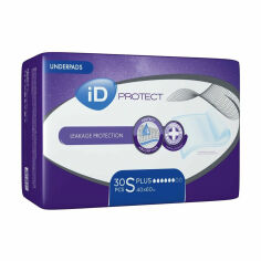 Акція на Дитячі пелюшки гігієнічні одноразові ID Protect Plus, 60*40 см, 30 шт від Eva