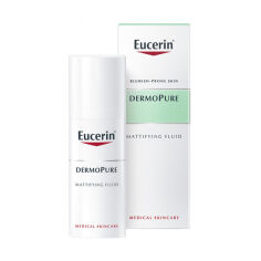 Акція на Флюїд для обличчя Eucerin DermoPure Mattifying Fluid з матувальним ефектом, для проблемної шкіри, 50 мл від Eva