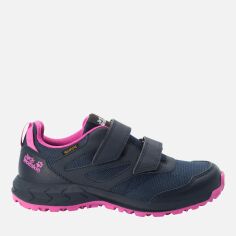 Акція на Дитячі трекінгові кросівки для дівчинки Jack Wolfskin Woodland Texapore Low Vc K 4046351-1239 33 (1UK) Синій/Рожевий від Rozetka