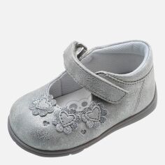 Акція на Туфлі для дівчинки Chicco 010.63509-020 18 11.5 см Silver від Rozetka