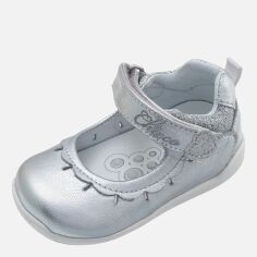Акція на Дитячі туфлі для дівчинки Chicco 010.63513-020 20 12.5 см Сріблясті від Rozetka