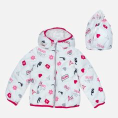 Акція на Демісезонна куртка Chicco 090.87456-031 86 см White/Pink від Rozetka