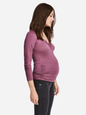 Акция на Лонгслів для вагітних довгий жіночий H&M XAZ155824AONP XL Фіолетовий от Rozetka