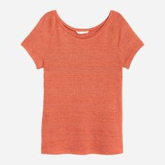 Акція на Футболка H&M XAZ005715ARRN XS Цегляна від Rozetka