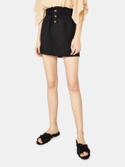 Акція на Спідниця міні літня жіноча Bershka XAZ147661TPSY XS Чорна від Rozetka