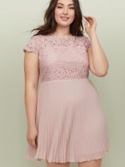 Акция на Сукня міні жіноча H&M XAZ159757MDGN 56 Світло-Рожева от Rozetka