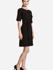 Акція на Сукня-футболка коротка жіноча H&M XAZ054461ZFAJ 36 Чорна від Rozetka