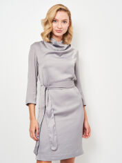 Акція на Плаття коротке осіннє жіноче H&M XAZ111658SHJC 38 Сіре від Rozetka