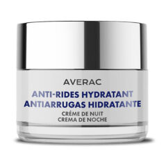 Акція на Нічний зволожувальний крем для обличчя Averac Essential Anti-Rides Hydrating Night Cream проти зморщок, 50 мл від Eva