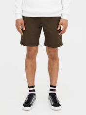 Акція на Шорти бавовняні чоловічі Pull & Bear XAZ303386GZCD 36 Болотні від Rozetka