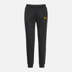 Акція на Спортивні штани чоловічі Jack Wolfskin Essential Sweat Pants M 1507182-6000 S Чорні від Rozetka