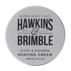 Акція на Чоловічий крем для гоління Hawkins & Brimble Elemi & Ginseng Shaving Cream, 100 мл від Eva