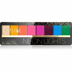 Акция на Eveline Cosmetics Тени для век eyeshadow professional palette 06-neon lights (8 штук) 9,6гр от MOYO