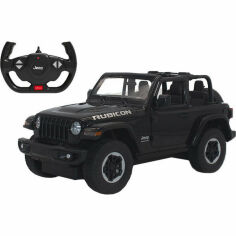 Акція на Машинка на радиоуправлении Jeep Wrangler Rubicon Rastar 79460 черная, 1:14 від Y.UA
