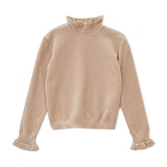 Акція на Джемпер для девочки Romance Art Knit бежевый 98-104 від Podushka