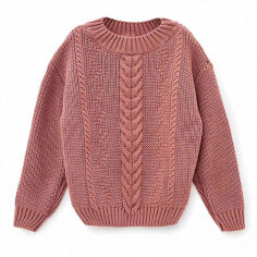 Акція на Джемпер детский Liberty Art Knit какао 110-116 від Podushka