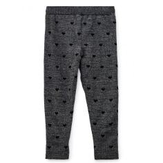 Акція на Лосины для девочки Сердца Art Knit графитовый 110 від Podushka