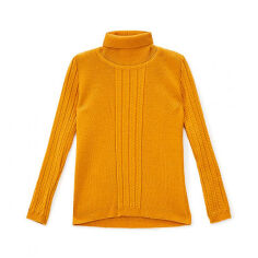 Акція на Гольф для девочки Art Knit Pretty горчичный 152 від Podushka