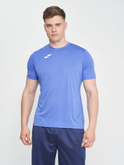 Акція на Футболка спортивна довга чоловіча Joma Combi M Синя від Rozetka