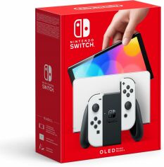 Акция на Игровая консоль Nintendo Switch OLED (белая) от MOYO
