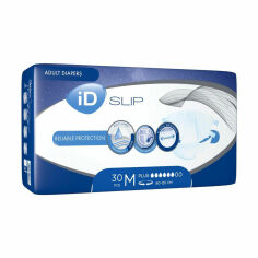 Акція на Підгузки для дорослих ID Expert Slip Plus, розмір M (80-125 см), 30 шт від Eva